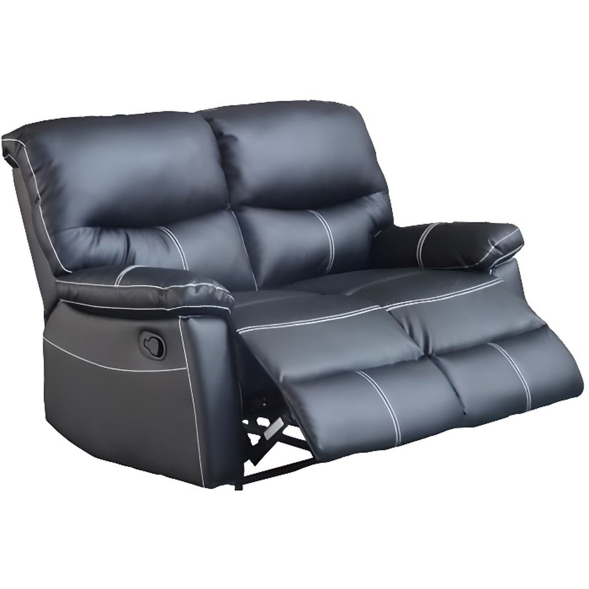 Canape 2 Places Noir Achat Vente Pas Cher