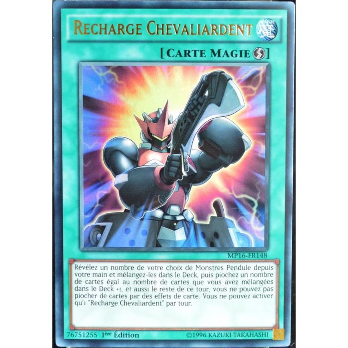 Carte Pour Piocher Yu Gi Oh Carte YU-GI-OH MP16-FR148 Recharge Chevaliardent - Cdiscount Jeux - Jouets