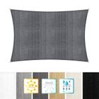Lumaland voile d'ombrage cordes de fixation incluses , 100% HDPE avec le filtre UV de protection 2x3 gris foncé