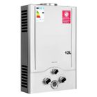 BreeRainz Chauffe-eau à Gaz Instantané,Capacité de 12L,Puissance 24KW,Chauffe-eau Propane Butane Sans Réservoir