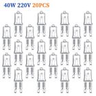 Paquet de 20 Ampoules Halogènes G9 Blanc Chaud - BIVGOCLS - Four et Cuisinière - Économie d'Énergie