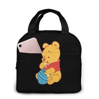 Bébé Winnie l'ourson sac à lunch isolé étanche boîtes à lunch réutilisables pour femmes adulte pique-nique travail école[14708]