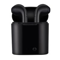 Casques,Écouteurs sans fil i7s TWS Bluetooth 5.0,oreillettes de sport,casque avec micro,pour Xiaomi Samsung Huawei - black[C7857]
