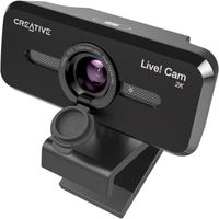 Creative Live! Cam Sync V3 Webcam 2K QHD USB avec Zoom Numerique 4X, Microphones, HD 1080p, FOV Jusqu'a 95°, Cache de Confide