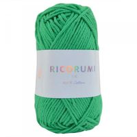 Coton RICORUMI pour Amigurumi, mini pelote 25g - 44 Vert herbe