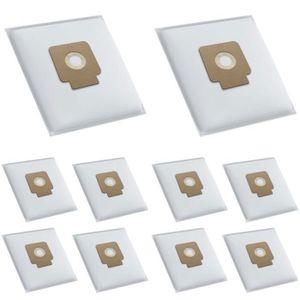 Lot De 4 Sacs Microfibres H63 Pour Aspirateur - Compatible Elcotec, Hoover, Severin, Etc.