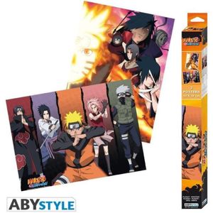 AFFICHE - POSTER Poster Naruto - Set de 2 posters '52x38' - Multico