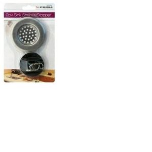 Petit Bouchon de Bonde pour Accueil Salle de bain cuisine /éviers 2 pi/èces Acier Inoxydable Portable Cuisine /évier Cr/épine