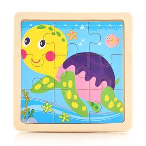 PUZZLE Tortue de mer - Puzzle Montessori En Bois Pour Béb