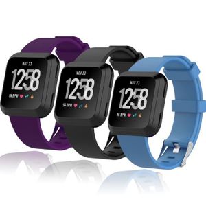 Expédition gratuite - bracelets Versa de Fitbit; Bracelet de rechange  classique pour Versa/Versa 2/Versa Lite/Versa se de Fitbit [PETIT]