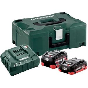 BATTERIE MACHINE OUTIL Pack Batteries LIHD 18V + Chargeur Metabo