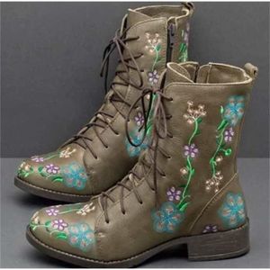 Talon épais mode bottes femme 2022 automne et hiver nouveau mince laçage  mère bottes coréen coloré tempérament cheval bottes 