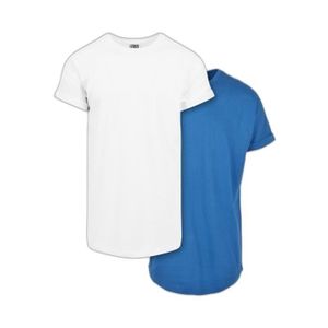 T-SHIRT Lot de 2 t-shirts long à revers pré-emballé Urban 