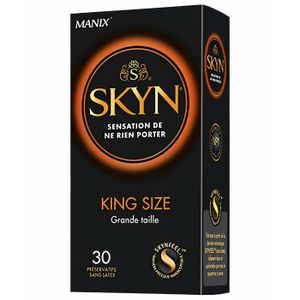 PRÉSERVATIF Preservatifs Skyn King Size - Boite 30 préservatif