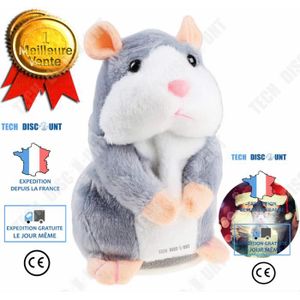 PELUCHE POUR ANIMAL TD® Parler Hamster Plush Toy drôle Peluche Répète 