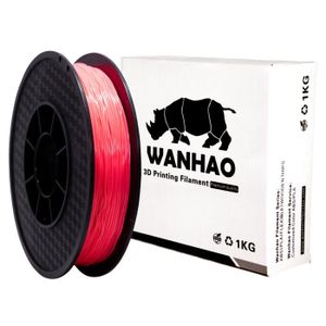 FIL POUR IMPRIMANTE 3D Filament TPU flexible rose 95A Premium WANHAO - 1.
