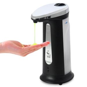 DISTRIBUTEUR DE SAVON Ywei 400 ml Distributeur de savon automatique avec capteur infrarouge intégré pour cuisine Salle de bains