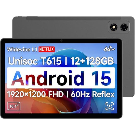 TABWEE T80 WiFi Tablet 10.1 Inch Android 15 12GB+64GB/2TB 6000mAh Gemni AI GPS | eBay