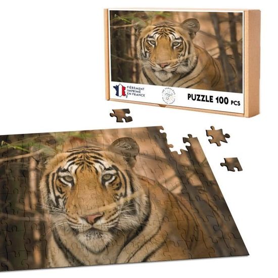 Puzzle Educa 1000 pièces Tigre et Têtes de Morts, Fun! (D'occasion) à
