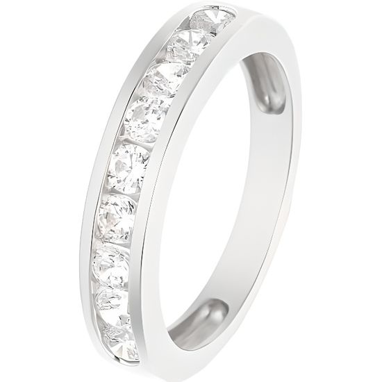 LOVA LOLA VAN DER KEEN - Alliance -  Joaillerie Prestige - Diamant de Synthèse - Argent Massif 925 Millièmes - Bijou Femme