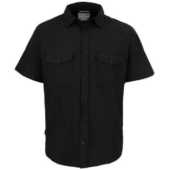 Chemise Craghoppers Solaire Sec Homme - Gris, Manches Courtes, Taille M
