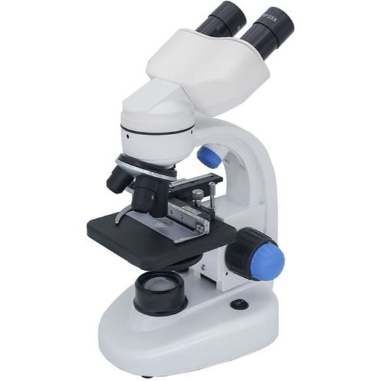 1000X Microscope biologique binoculaire Microscope étudiant laboratoire biologique expérience