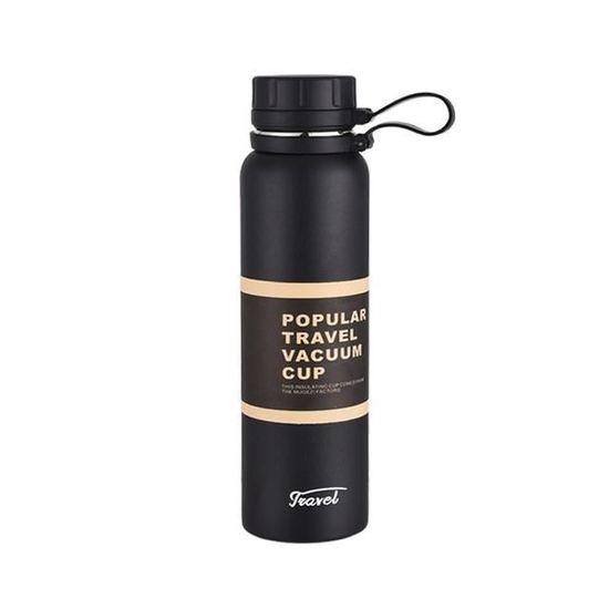 GOURDE BIDON,Marron-500 Ml--Tasse Thermos à Balles En Acier Inoxydable