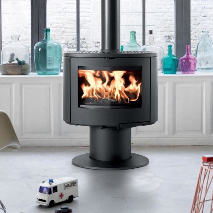 SUPRA Poêle à bois PERSEE sur pied 10KW