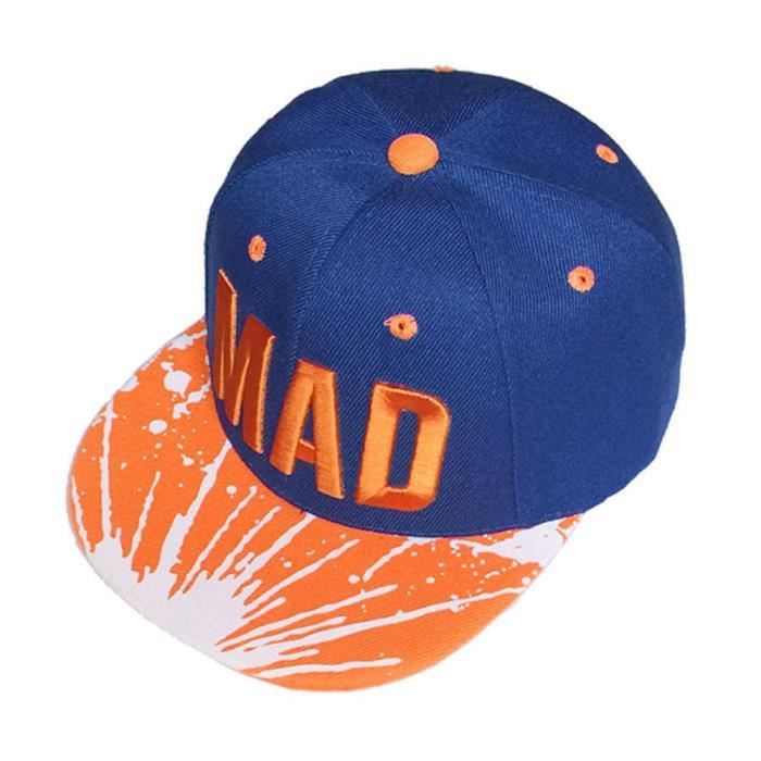 Chapeau tendance casquette snapback enfant garçons filles lettres casquettes de baseball casquette hip hop plat DB