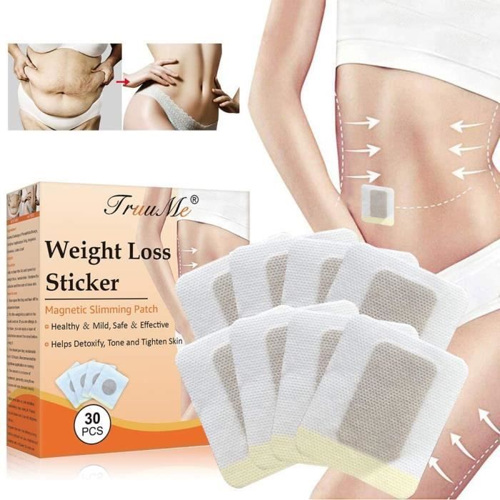 TruuMe 30 pcs Minceur Patch, Slim Patch, Patchs de Perte de Poids, Anti Cellulite Patch, Slimming Patch