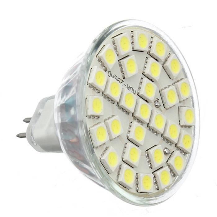 10X Gu5.3 MR16 5W Blanc Froid 5050SMD 29LED 480LM Haute Puissance LED Spot Lampe Ampoules 220V