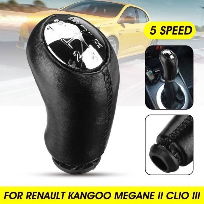 Pommeau de Levier de Vitesse Chrome Pour Renault Kangoo Megane Scenic II Clio III 5-Vitesse L19086
