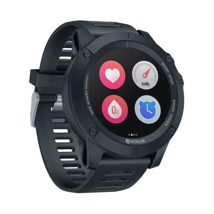 Black Nouveau 2020 Zeblaze VIBE 3 GPS Smartwatch fréquence cardiaque Multi Sports Modes étanche / meilleure autonomie de la batterie