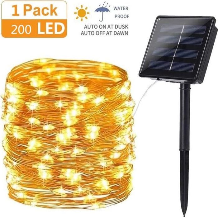 Guirlande lumineuse solaire