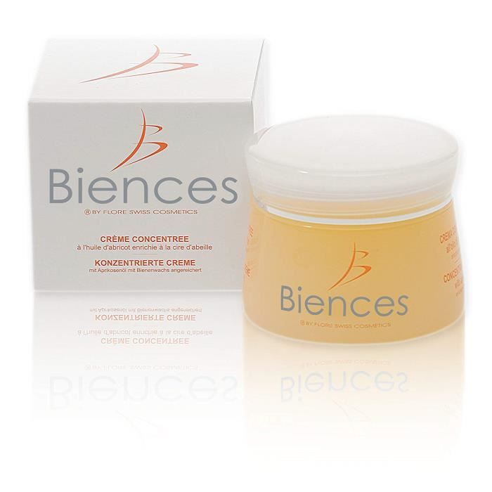 Biences - Swiss Cosmetics - Crème Concentrée À L'huile D'abricot