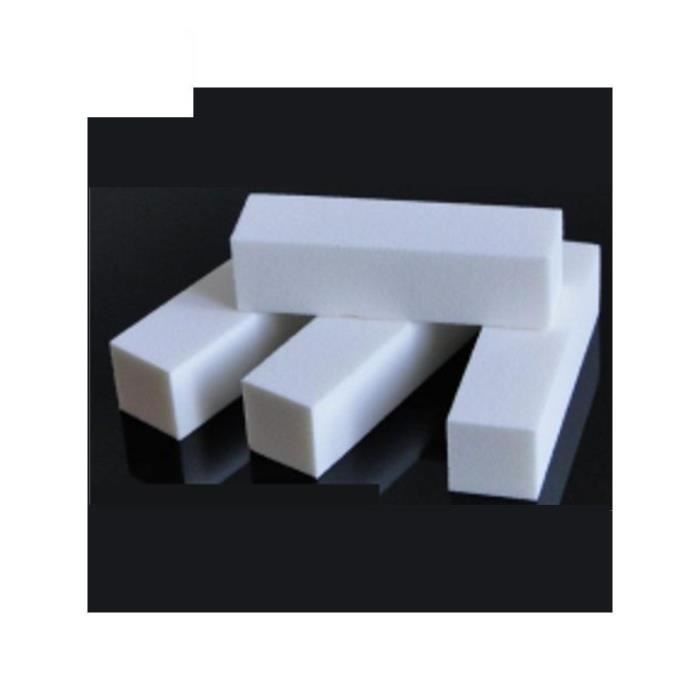 1x bloc polissoir a ongles grains de 100 4 faces lime a ongle manucure pedicure nail art