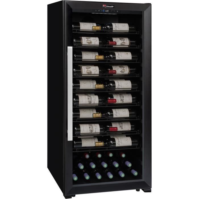 CLIMADIFF PRO100 - Cave de service multi-température ou de vieillissement – 98 bouteilles – Pose libre - C - L59,5 x H129,4cm