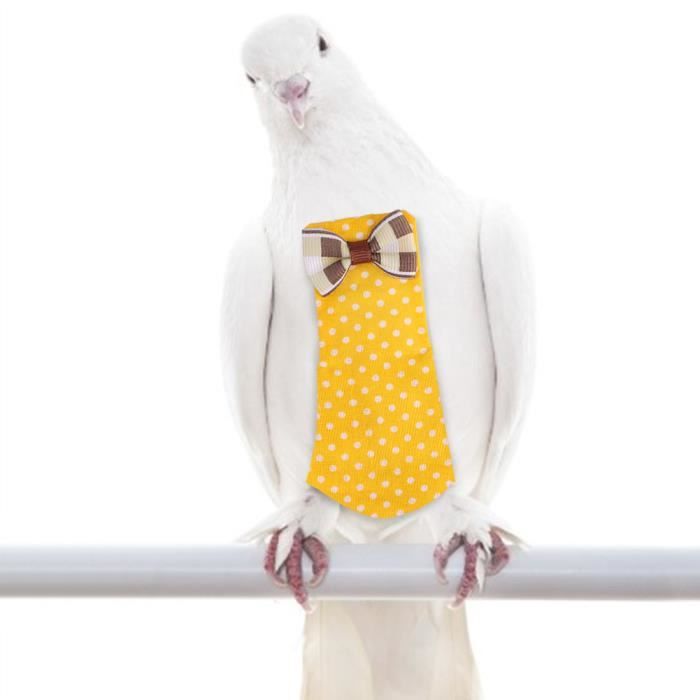 ESTINK couche d'oiseaux Costume de vol de couche-culotte d'oiseaux perroquet Pigeon Cockatiels réutilisables Costume de vol de