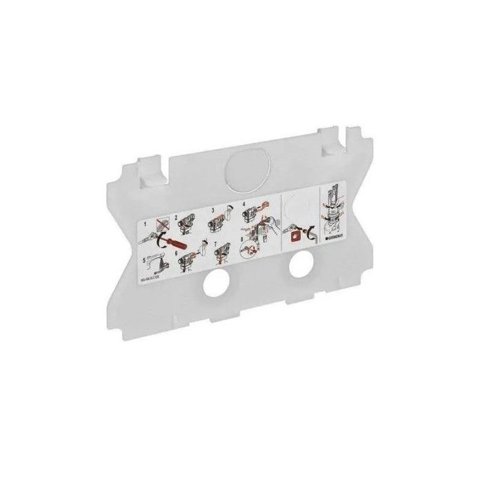 PLAQUE DE PROTECTION GEBERIT POUR RESERVOIR A ENCASTRER