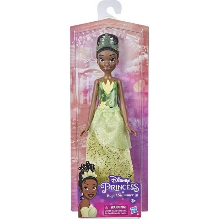 DISNEY PRINCESSES - Poussière d'étoiles - Poupée Tiana avec jupe et accessoires - jouet pour enfants - à partir de 3 ans