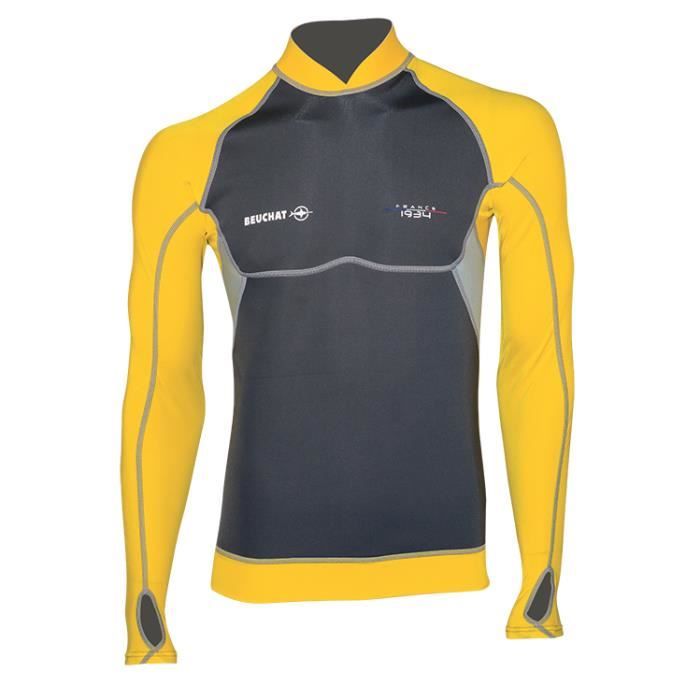 BEUCHAT Top Atoll Snorkeling Homme Jaune