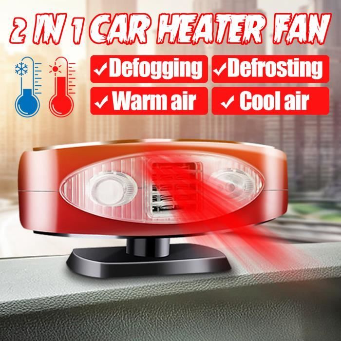 12V 150W 2 en 1 chauffage de Voiture Voiture Radiateur Chauffage d'Appoint Vendilateur Chauffant