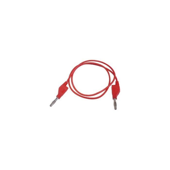 Cordons de mesure (fiche banane 4mm) / rouge
