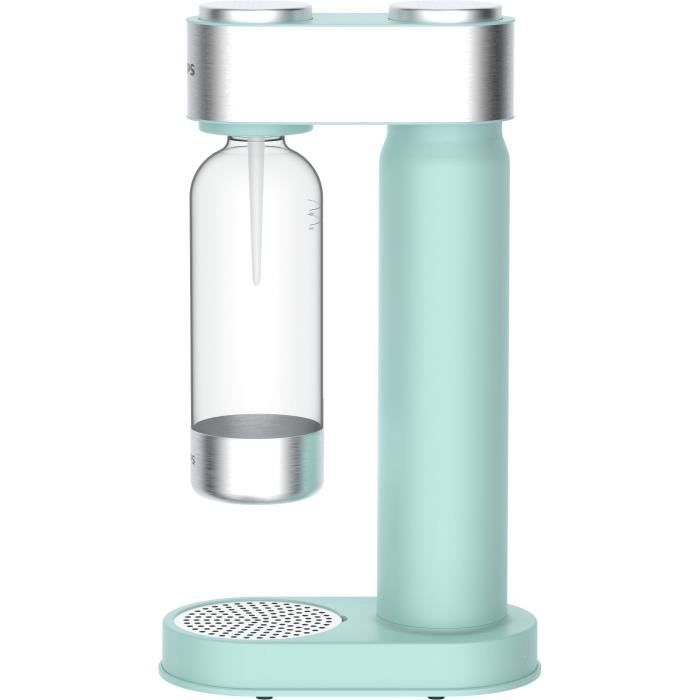 PHILIPS ADD4902MT - Machine à Soda Menthe finitions chromées + Cylindre 425g CO² + 1 bouteille PET 1 litre