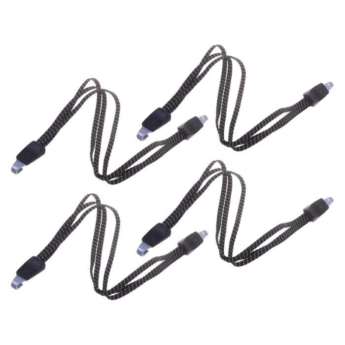 4Pcs Simple Utile Vélo Sangle De Bagage Bagages Fixe Corde pour Cargo Moto PORTE BAGAGE - PORTE PAQUET - BAR