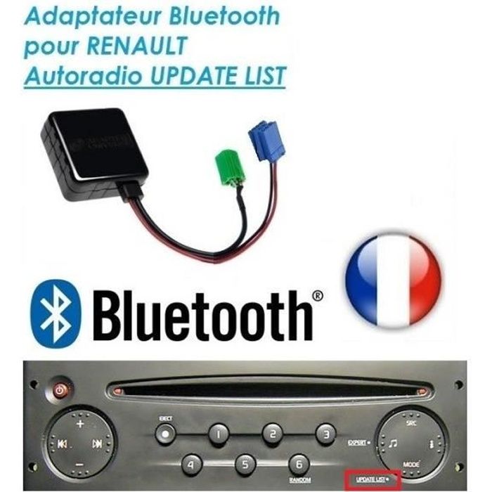 Cable BLUETOOTH AUXILIAIRE Renault Megane 2 Scenic 2 Clio Master Laguna Modus Skyexpert
