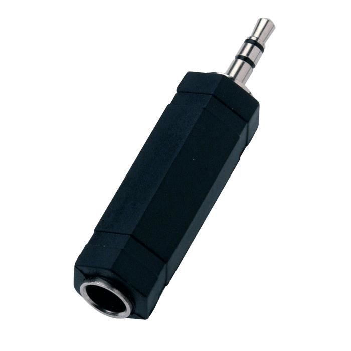 TNB adaptateur jack stéréo 6.35 femelle / 3.5 male