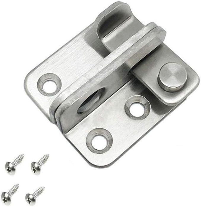 Bascule Porte Loquet Acier Inoxydable 51x48mm Porte Moraillon Glissière