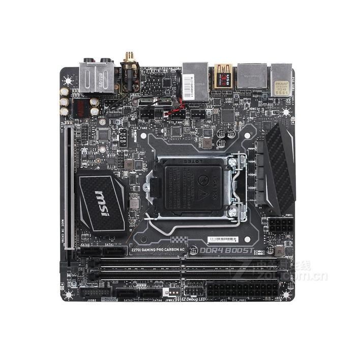 Carte mère MSI Z270I GAMING PRO CARBON AC Intel Z270 LGA 1151 2xDDR4 SDRAM 32 Go Mini ITX - Msi