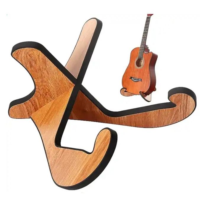 SUPPORT DE GUITARE En Bois Un Support De Sol Pour Guitare Basse Pour